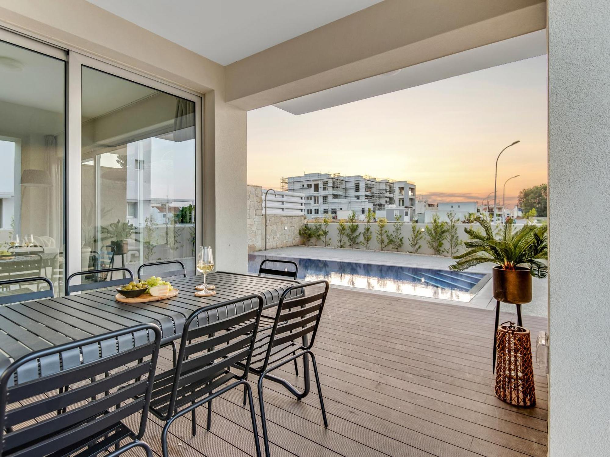 Sanders Mythical Blue Villas Paralimni Zewnętrze zdjęcie